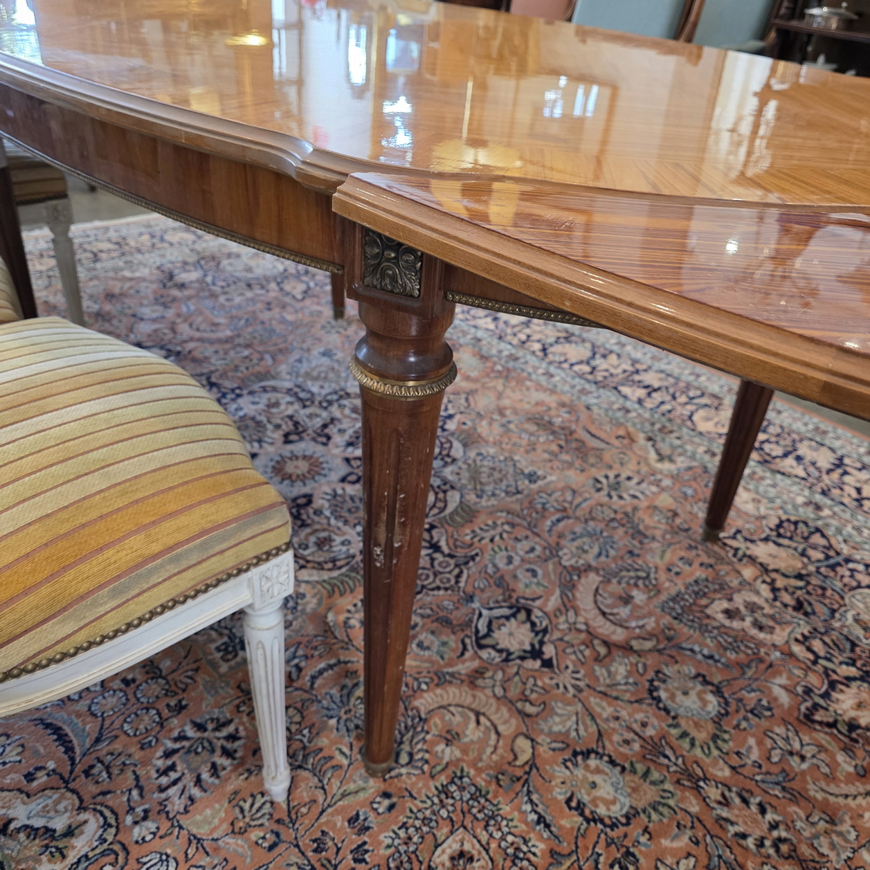 A French Louis XVI Dining Table A French Louis XVI Dining Table